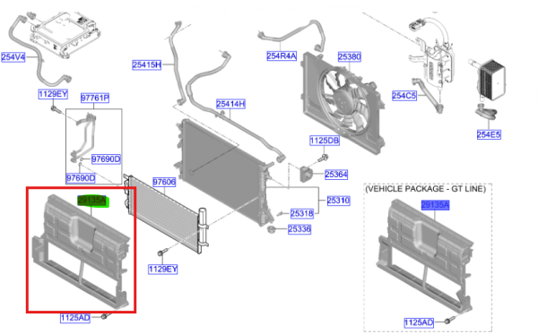 Radyator Montaj Sacı 29135EV100
