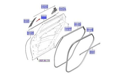 Arka Kapı Fıtılı Sag 83220CV000