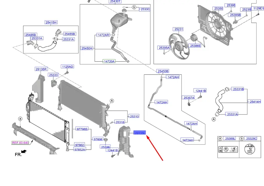 RADYATOR HAVALAN.PANEL SOL 29136J7900