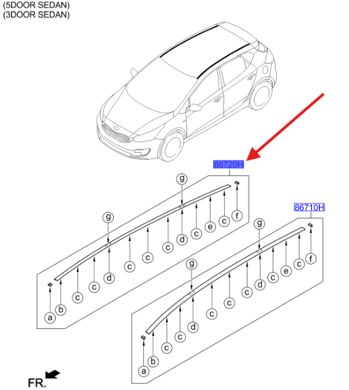 TAVAN OLUK CITASI SAG 87240A2000