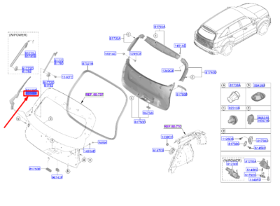 BAGAK KAPISI SAG SILECEK 81860P2100