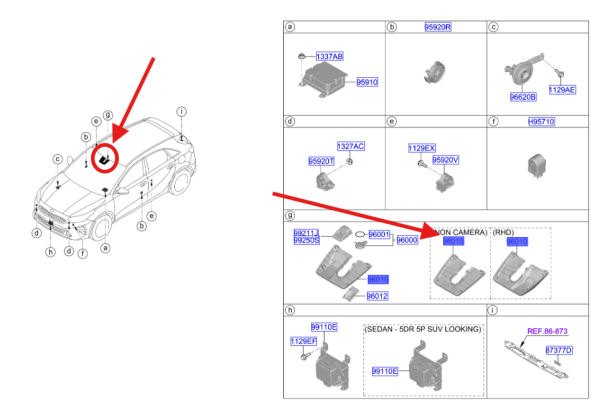 Yagmur Sensor Kapagı 96005J7050