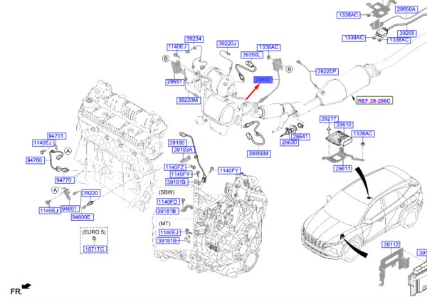 NOX SENSOR 296502U900