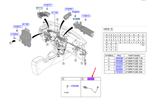 USB KABLO 96120J7310