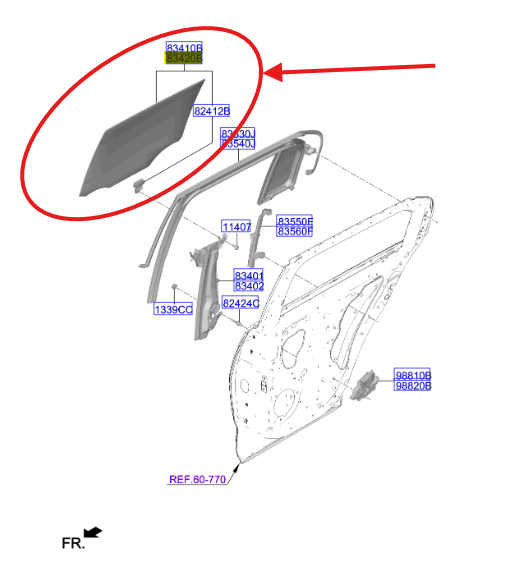 ARKA KAPI CAMI SAG 83420EV010