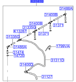 YAKIT DONUS HORTUMU 314004X402
