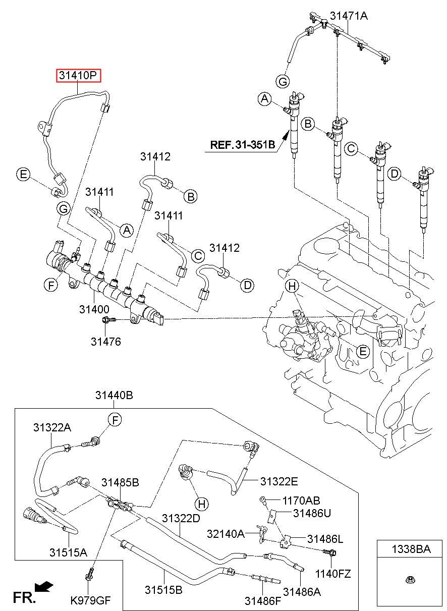 Yakıt Borusu 314102A640