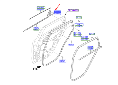 KELEBEK CAM BAKALITI DIS SOL-KMP 83830G5000