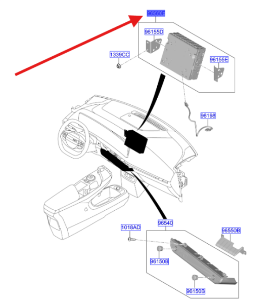 AVN UNITESI 96560CVBM0