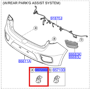 BWS SENSORU 95720A2101KCS