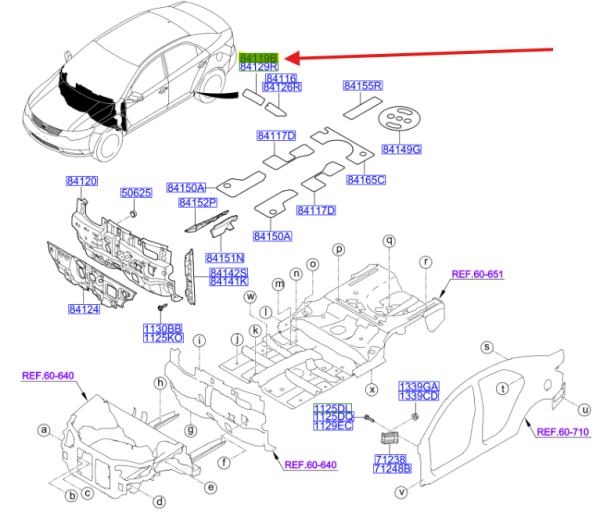 ARKA KAPI SOL CIKARTMA SERIDI 841171M000