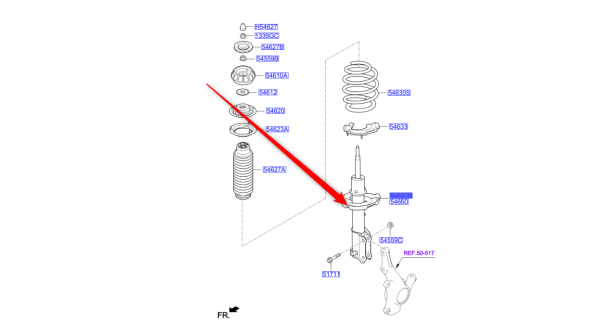 On Amortısor Sag 54660H8250