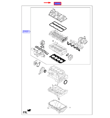 Takım Conta - Komple 209102UU01