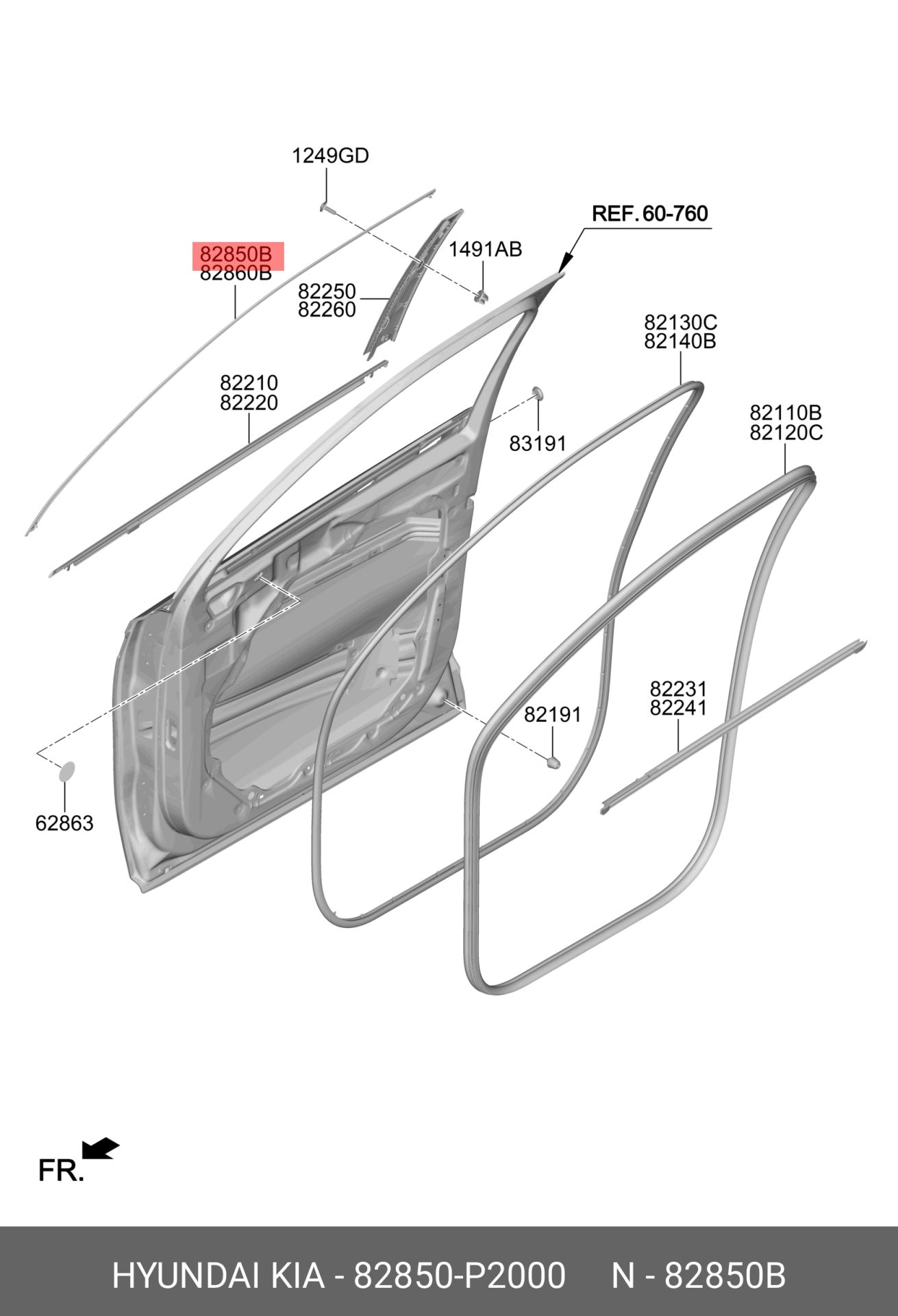 ON KAPI BAKALITI SOL 82850P2000