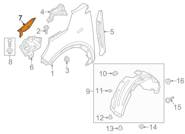 Kapak Sol 84159C5000