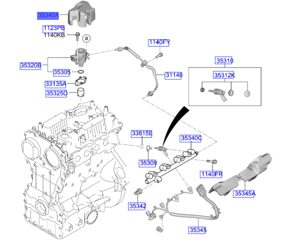 POMPA KOPUGU 353462GTA0