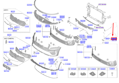 ON TAMPON BRAKETI SAG 86552P2000