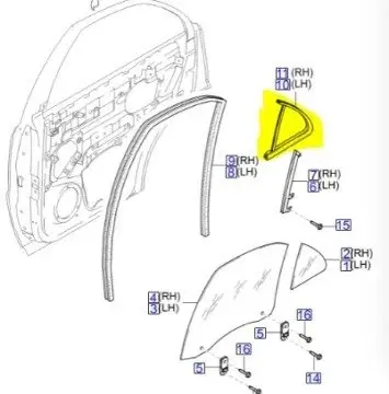 KELEBEK CAM FITILI 835623E000