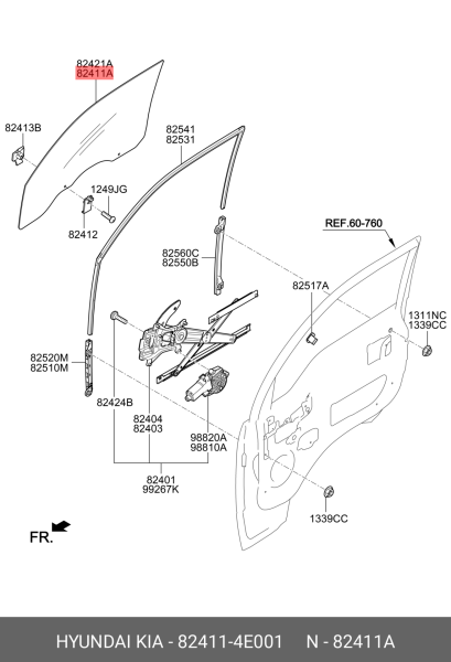 KAPI CAMI SOL  824114E001