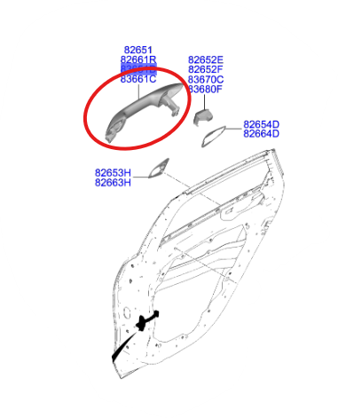 KAPI KOLU KMP. DIS ARKA SOL 83651J7500