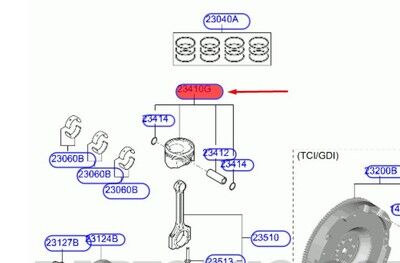 PISTON & PIM SETI 2304107812
