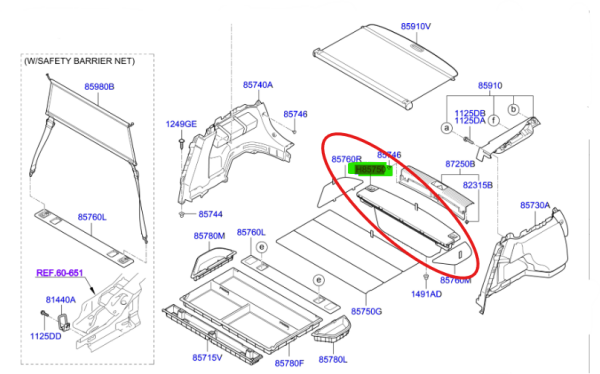 BAGAJ STRAFORU ARKA 85752A2550WK
