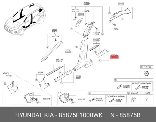TABAN YAN PLASTIK-ARK.Sol 85875F1000WK
