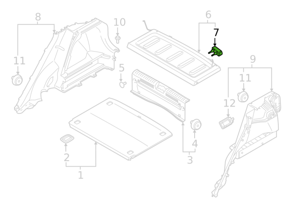 BAGAJ KAPUT IC BAK.STOPLAYICISI 85939G3000