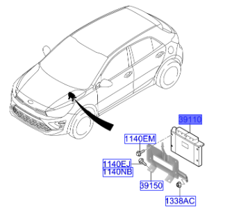ELEKTRONIK KONTROL UNITE 3910607349