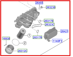 Yag Fıltresı 263004A900