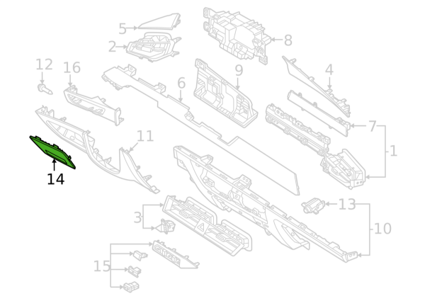 ON PANEL SIGORTA KAPAGI GRI 84753AO100CCV