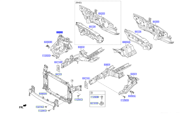 Ön Podya Sacı Sağ 64502F1000