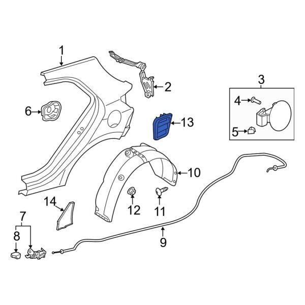 Kapı Havalandırma Izgara 975102F400