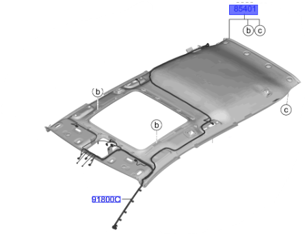TAVAN DOSEMESI 85410J7700ED