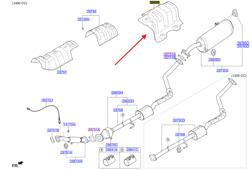 ARKA SUSTURUCU ISI KORUYUCU KAPAK
 28795H8250