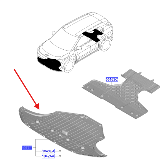 MOTOR MUHAFAZA ALT 29110EV100