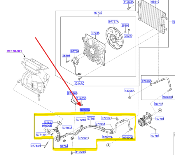 Klıma Hortumu F/L 977614E331
