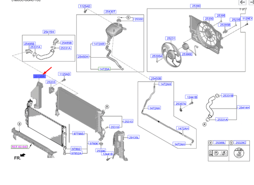 RADYATOR MONTAJ BAKALITI SAG 29134J7300