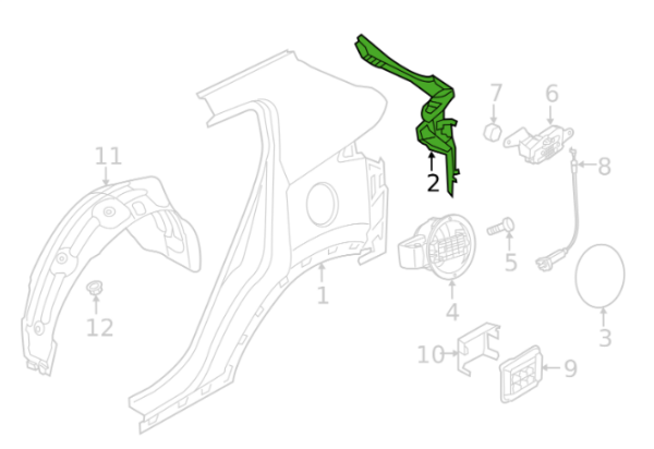 Arka Stop Sacı Sol 71550D9000
