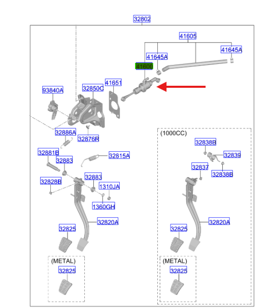 DEBRIYAJ UST MERKEZ 41600H8120