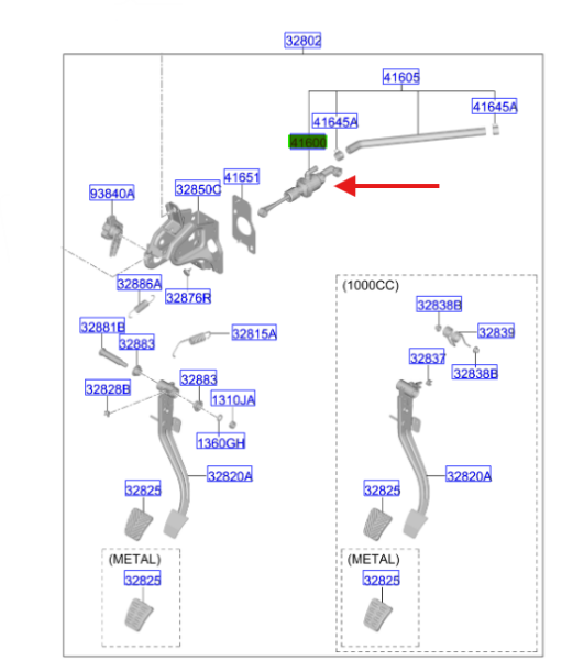 DEBRIYAJ UST MERKEZ 41600H8120