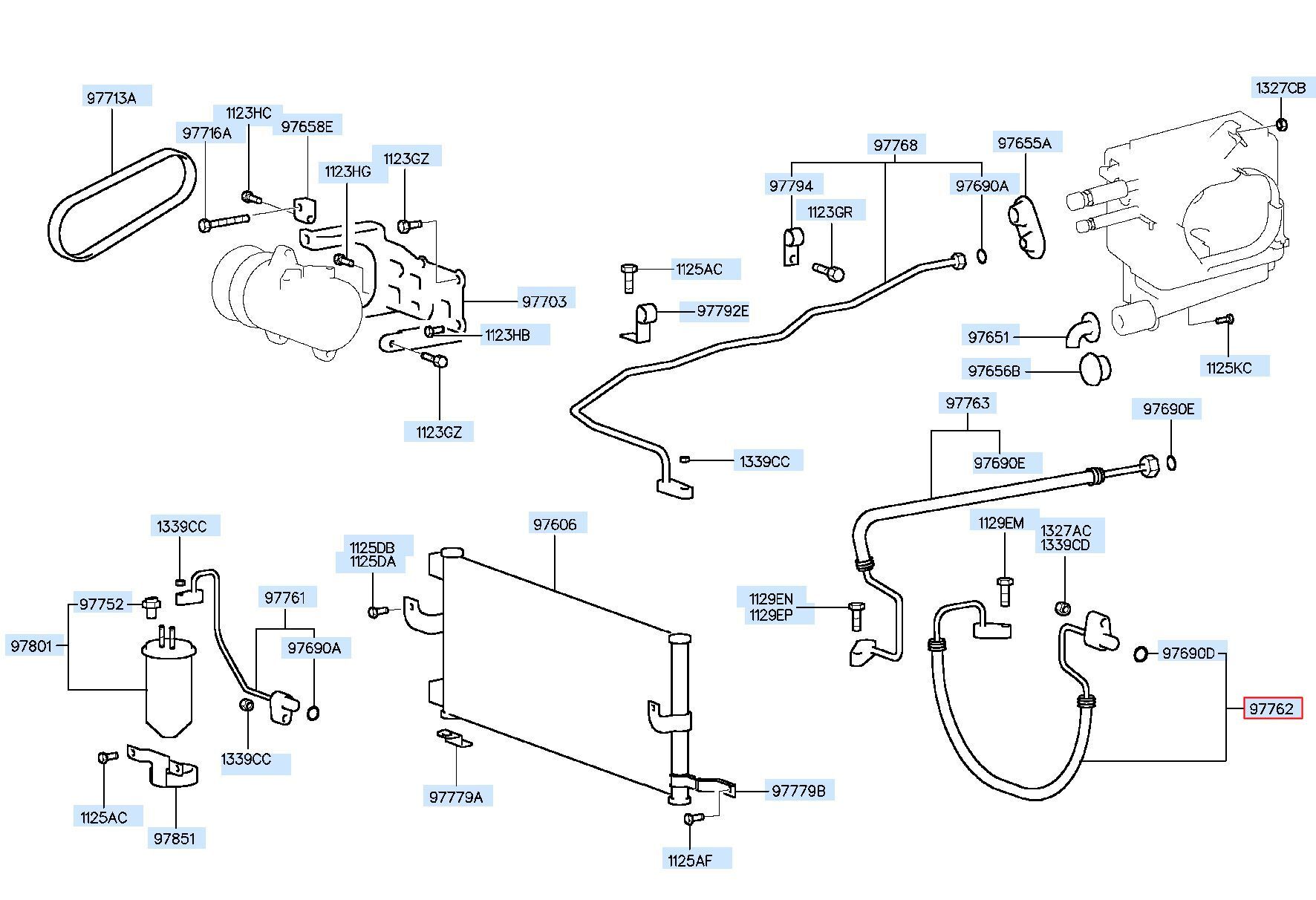 KLIMA HORTUMU 977621R800