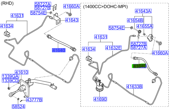 DEBRIYAJ HORTUMU 416401R500-DS