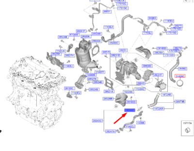 GASKET BAGLANTI 282462B710