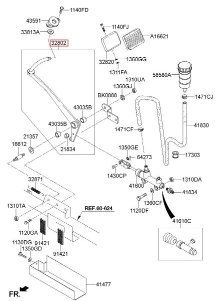 DEBRIYAJ PEDALI 328024E071