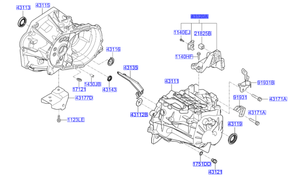 SANZUMAN DESTEK BRAKETI 4312002620
