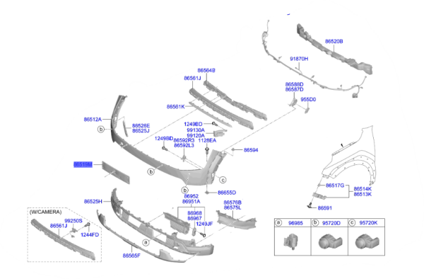 Plaka Braketı 86519DO600