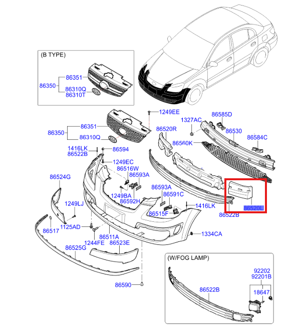 ON TAMPON DARBE EMICI SOL 865211G600